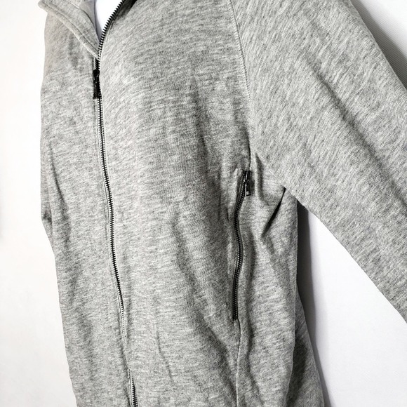 Vince. Raglan Heather Gray Full Zip Track Jacket Size Medium Men's - Picture 4 of 8